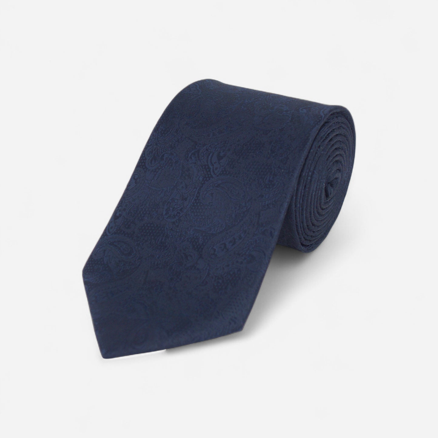 Cravate bleu marine unie