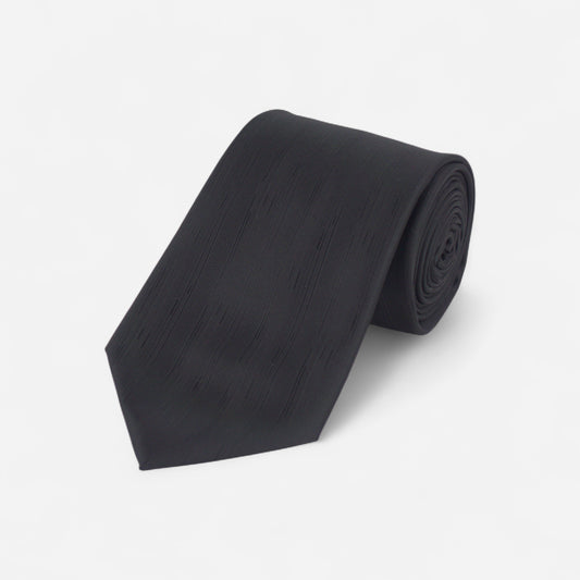 Cravate noire unie