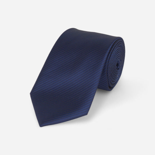 Cravate bleu marine unie