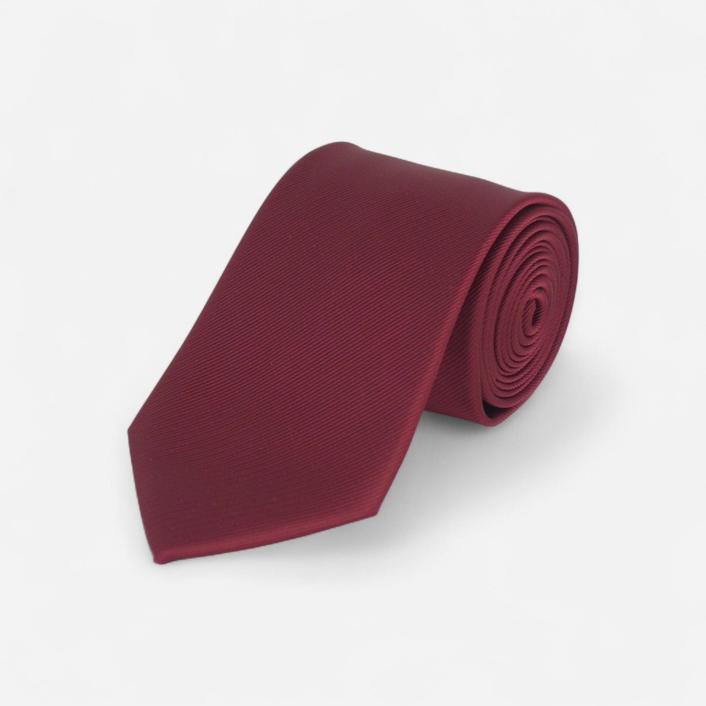 Cravate bordeaux unie