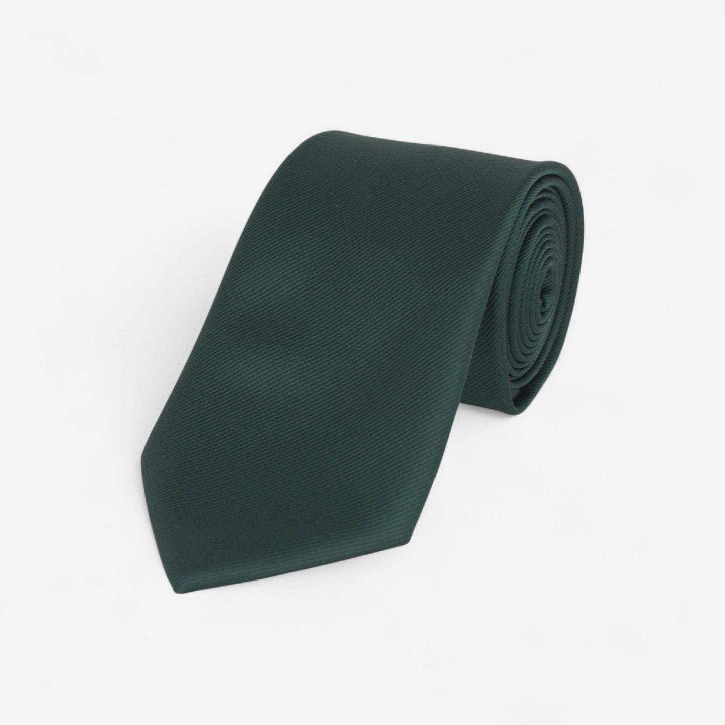 Cravate vert foncé unie