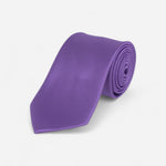Cravate violette unie