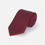 Cravate bordeaux unie