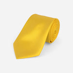 Cravate jaune unie