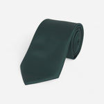 Cravate vert foncé unie
