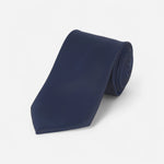 Cravate bleu marine unie