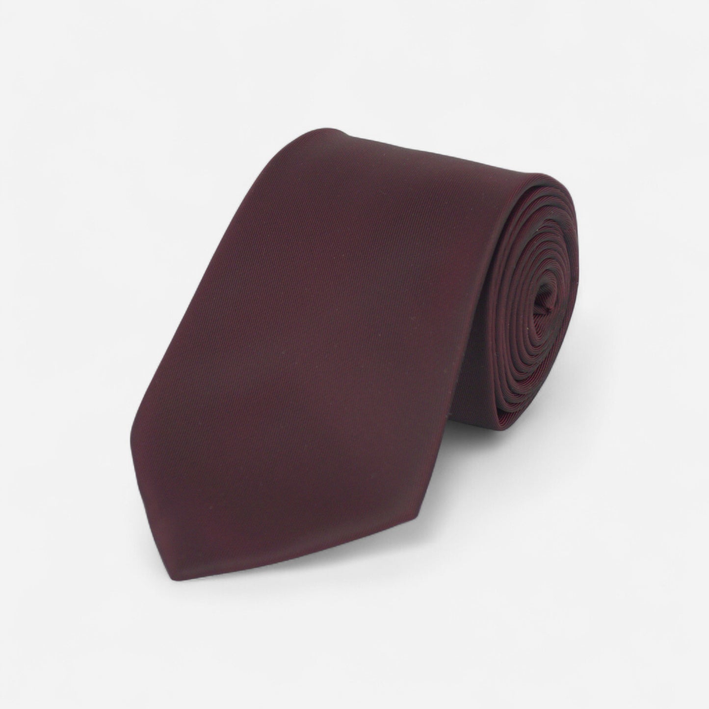 Cravate bordeaux unie